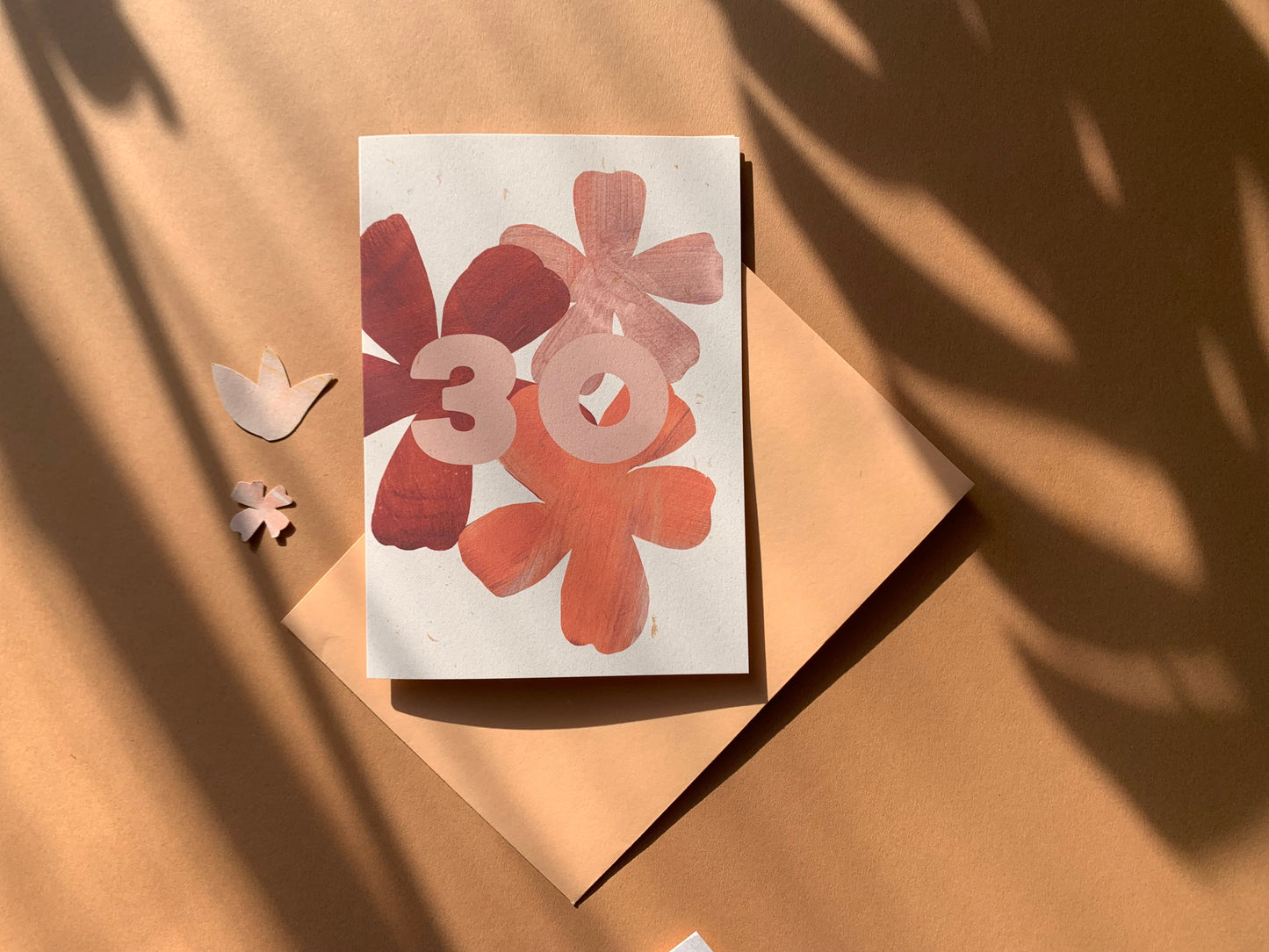 Floral 30th Birthday Card