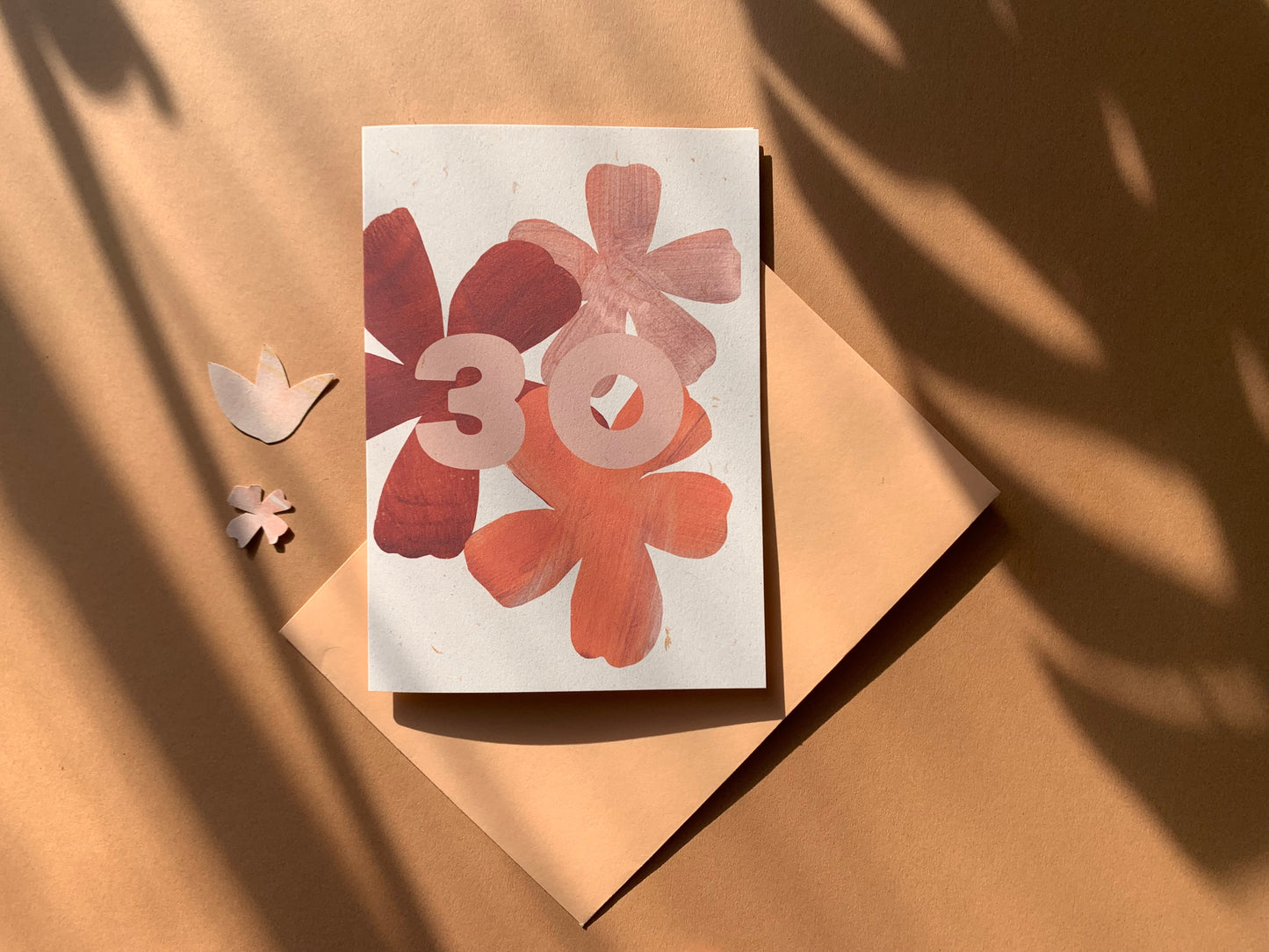 Floral 30th Birthday Card