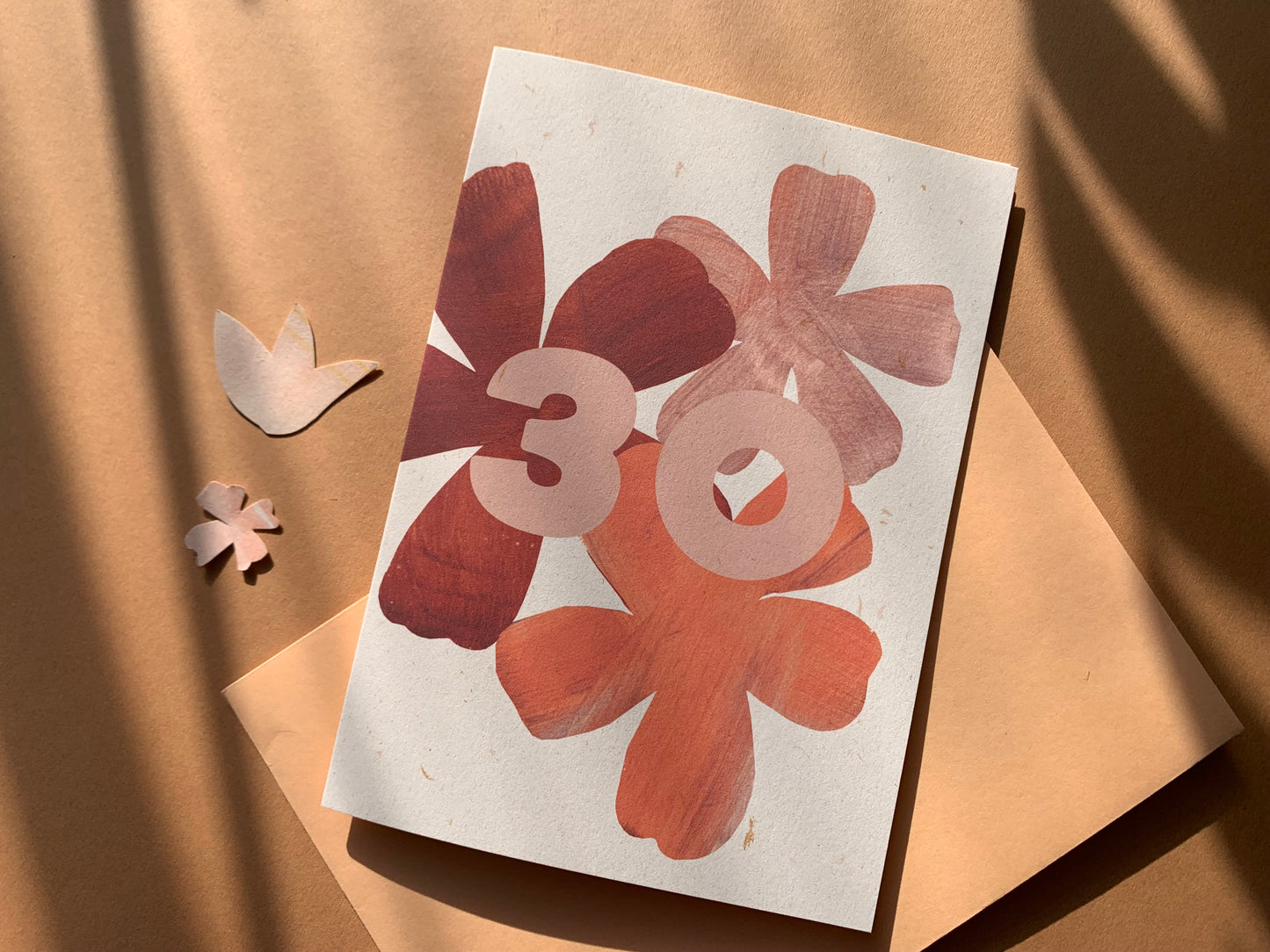 Floral 30th Birthday Card