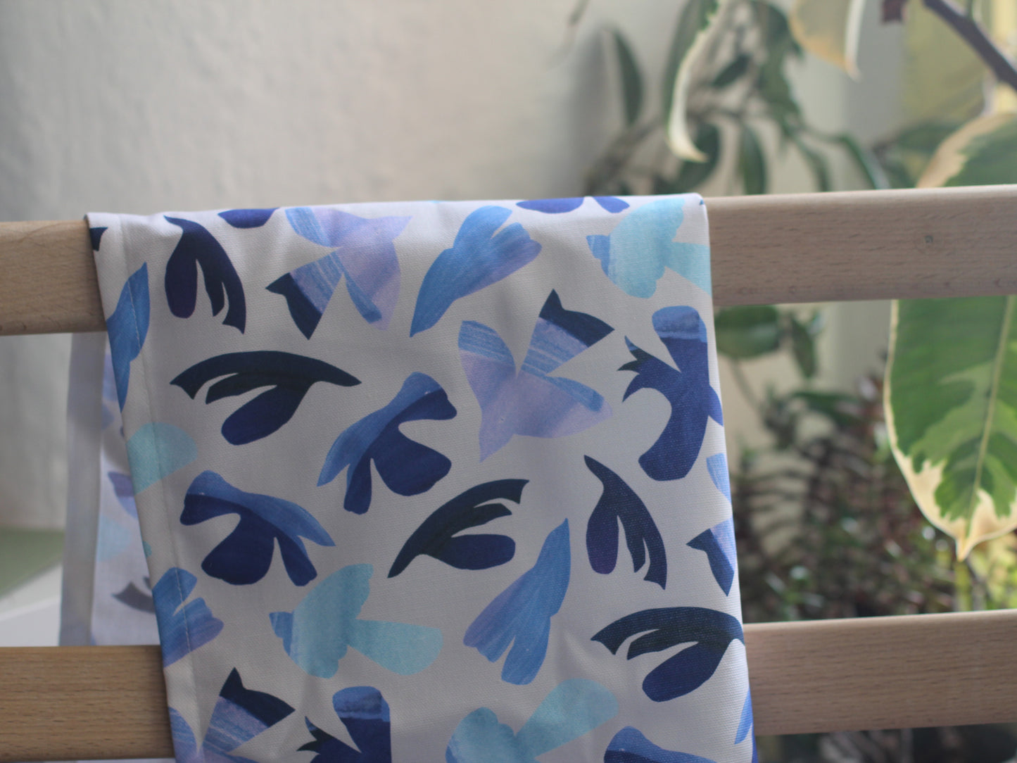 Purple doves luxury kitchen tea towel